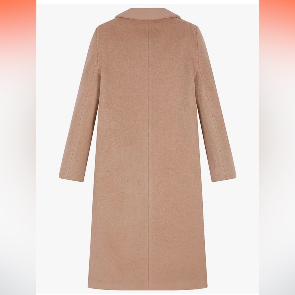 Elegant Tan Trench Coat for Women - Picture 3 of 16